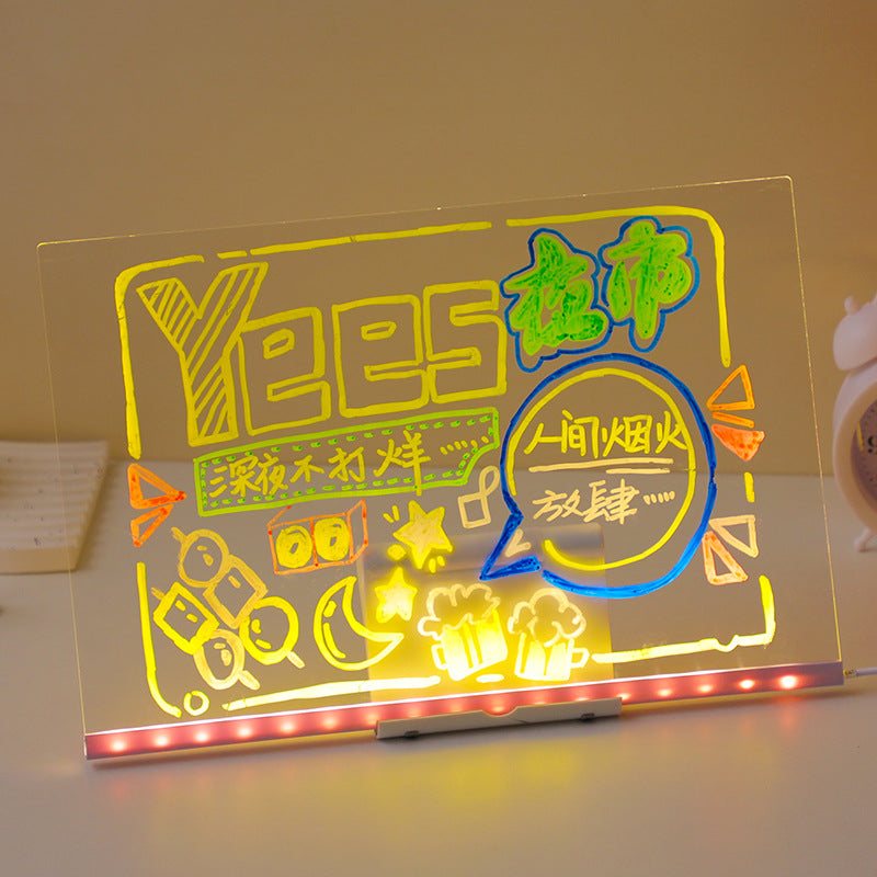 🌟✨ لوحة الرسم المضيئة – أحلى هدية تشعل خيال طفلك! ✨🌟 Led light Tablet for kids